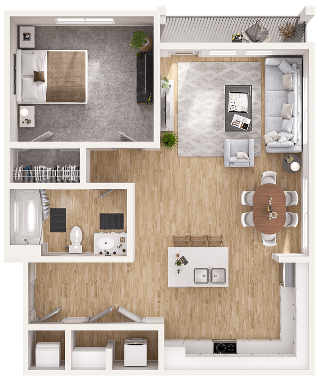 A1 floor plan